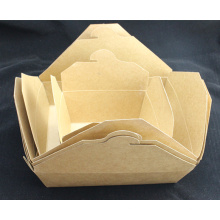 Papier Nudel Box Design gebratenes Huhn Kraftpapier Box